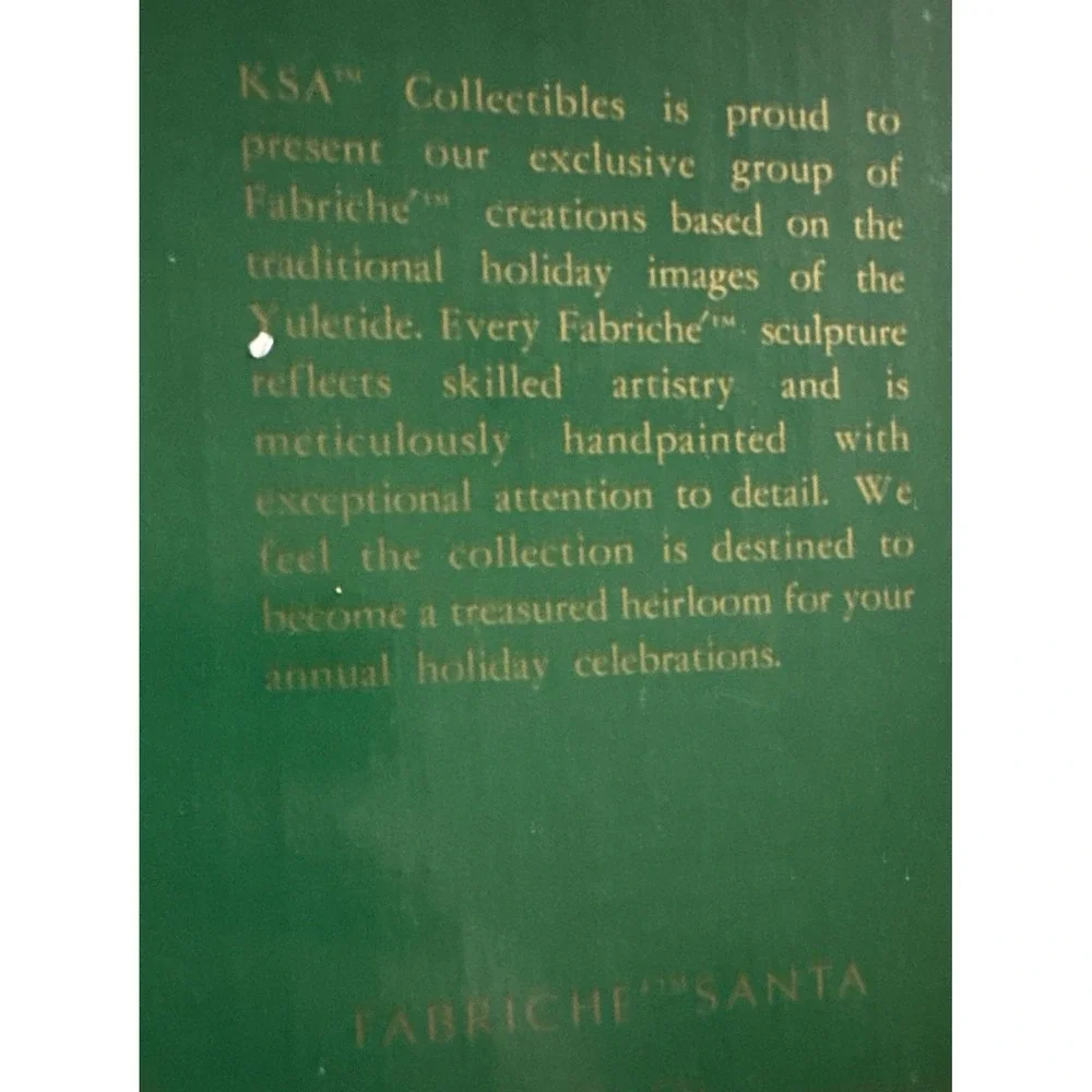 Santa Fishing Figurine‎ Fishtales Orig Box Kurt Adler KSA Fabriche NEW, Vintage